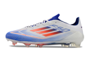 BOTA DE FUTBOL ADIDAS F50 ELITE FG - BLANCO/AZUL