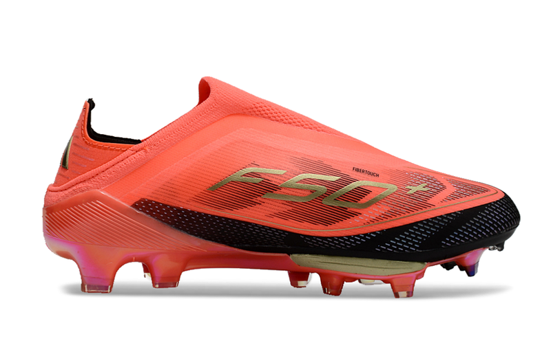 BOTA DE FUTBOL ADIDAS F50+ FG ELITE - NARANJA/NEGRO