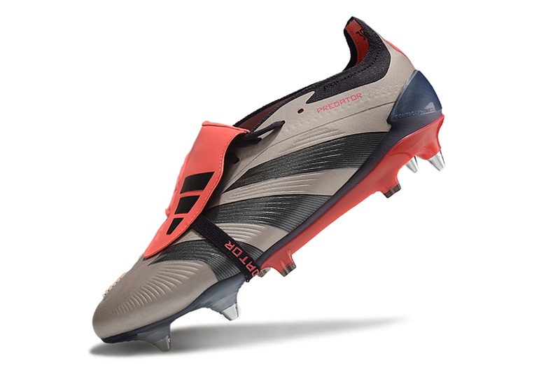 BOTA DE FUTBOL ADIDAS PREDATOR TONGUE SG ELITE- CINZA