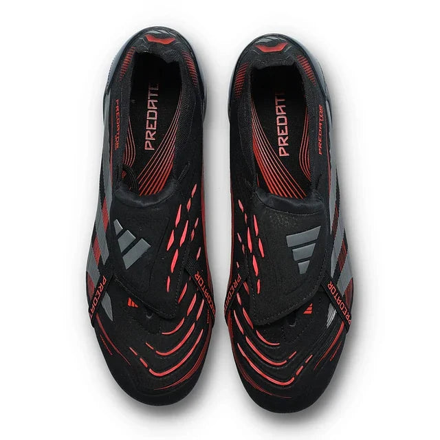BOTA DE FUTBOL ADIDAS PREDATOR FG ELITE - NEGRO/ROJO - Stealth Pack
