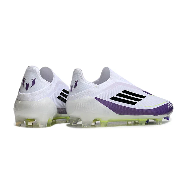 BOTA DE FUTBOL ADIDAS F50 ELITE FG - BLANCO/PÚRPURA