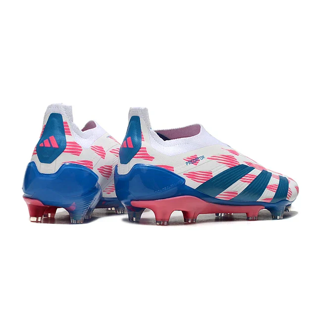 BOTA DE FUTBOL ADIDAS PREDATOR TONGUE FG ELITE - AZUL/ROSA