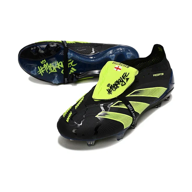 BOTA DE FUTBOL ADIDAS PREDATOR ACCURACY FG ELITE - NEGRO/DORADO